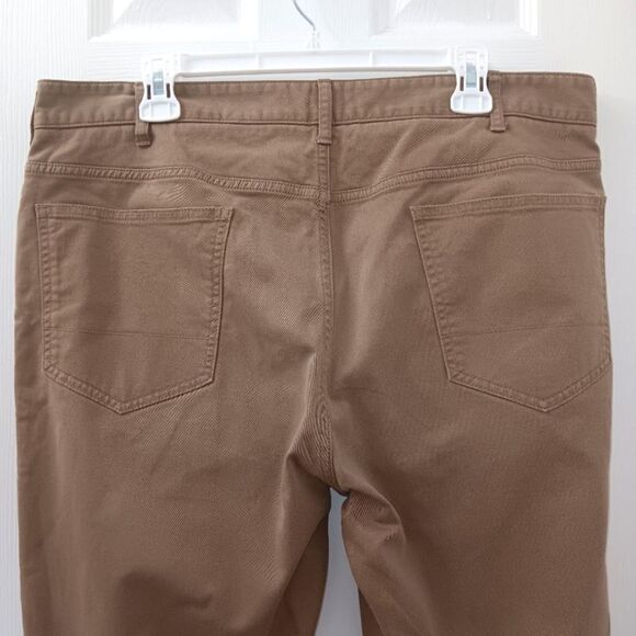 SPOKE Men’s Beige Stretch Cotton Pants Size 37 Fives Build C - Picture 8 of 8